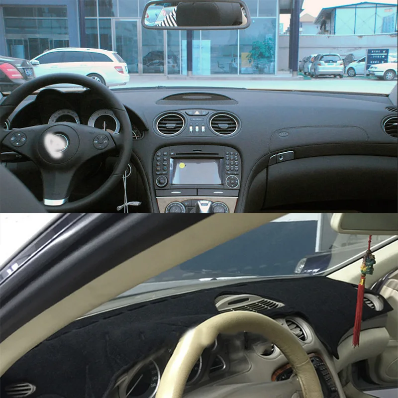 Аксессуары для 2001-2011 Mercedes Benz SL 500 550 350 55 R230 крышка приборной панели коврик защитный