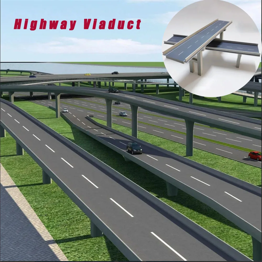 1:300 1:500 миниатюрный архитектурный строительный материал виадук для