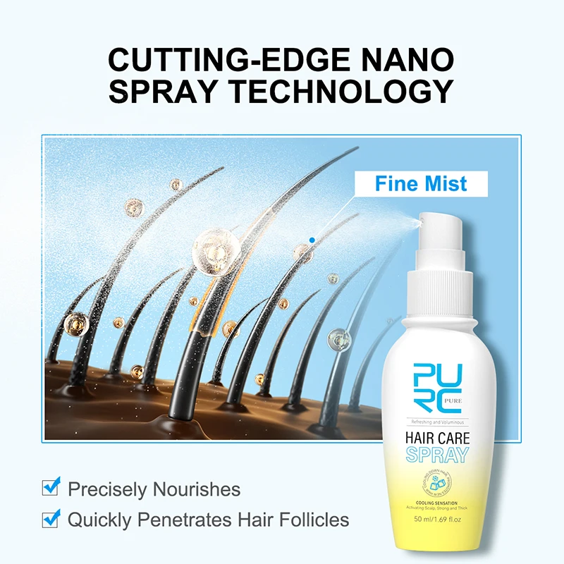 Средство для ухода за волосами PURC Biotin утолщенное масло кондиционер спрей