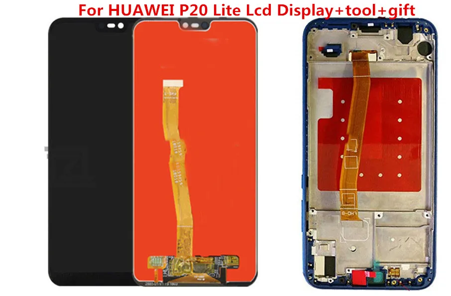 

Original for Huawei P20 Lite/Nova 3e ANE-LX2 ANE-L22 ANE-LX1 ANE-L21 ANE-AL00 5.84" (not fit for Huawei p20) Touch Screen Digit