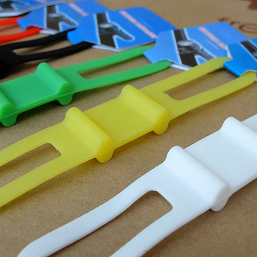 5 шт./лот силиконовый ремешок держатель велосипедного переднего фонаря