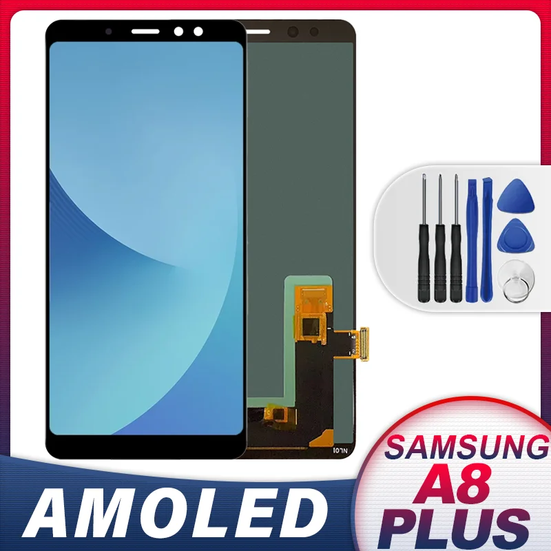 

6.0" Super AMOLED For Samsung Galaxy A8 Plus Lcd Display A730F Touch Screen Replacement Digitizer Assembly