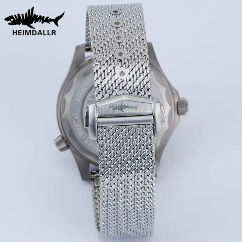Heimdallr HMSO-02 Титан NH35 Автоматические механические мужские часы C3 Crystal Luminous Sapphire 200M