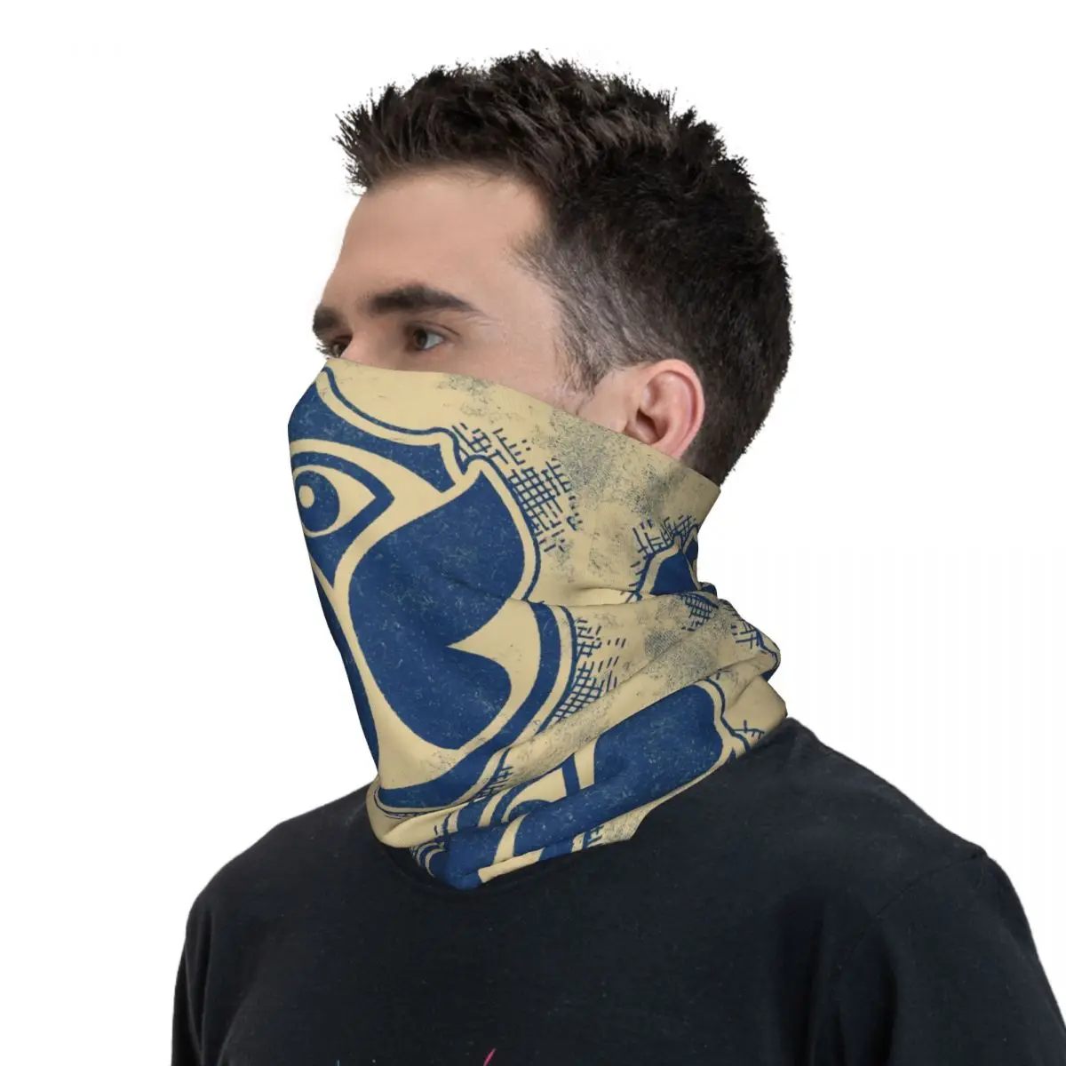 Шейный платок цвета хаки шейный маска для лица из полиэстера