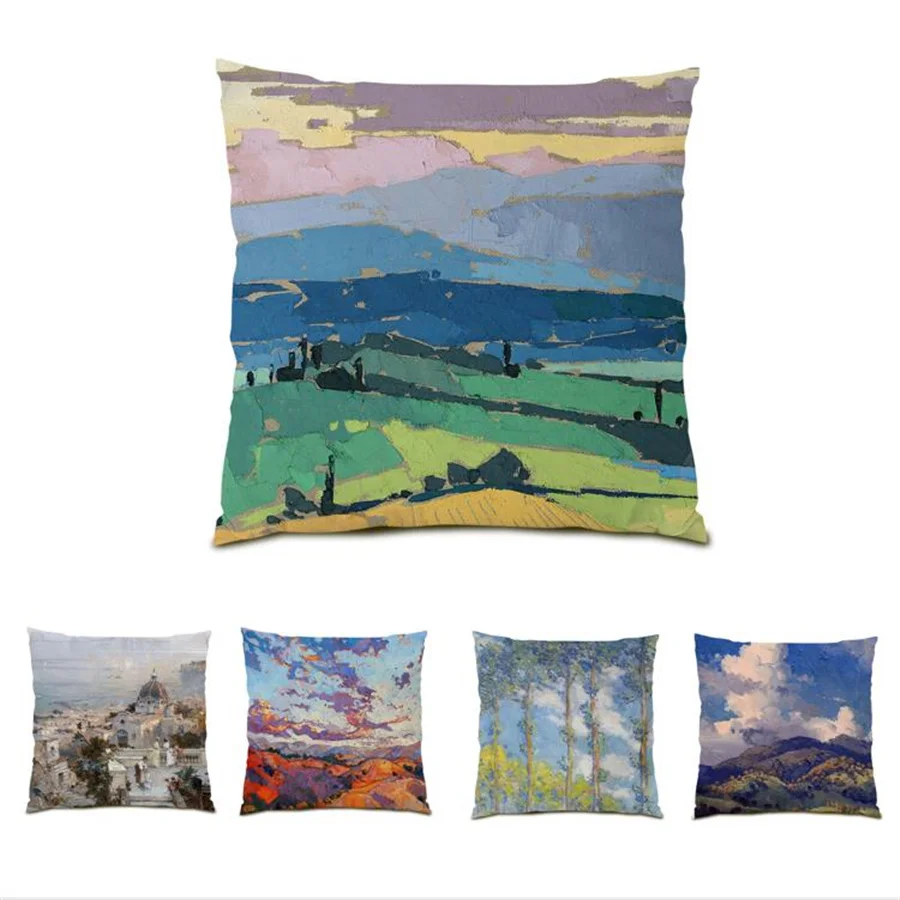 

Multiple Colour Cushion Cover Luxury Polyester Linen Material Decorative Pillows for Bed Velvet Pillowcase Color Picture E0055