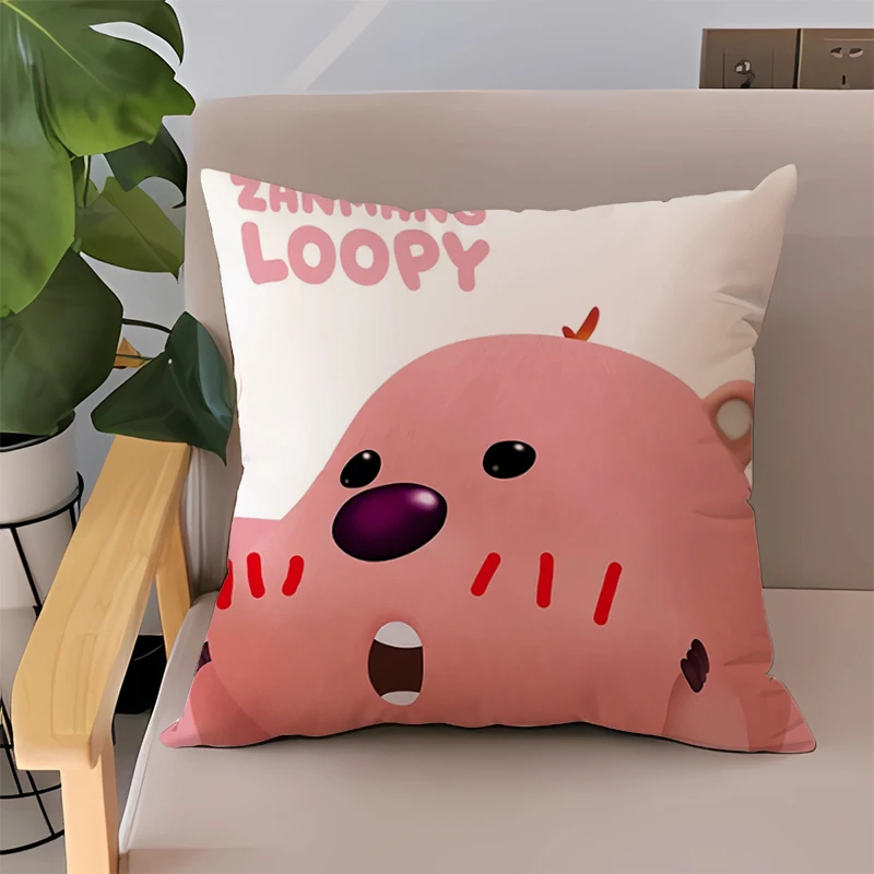 

Cushion Cover 45 × 45 Loopy Pillowcases 40x40 Cushions of Modern Sofa Double-sided Printing Pillowcase 45x45 Pillow Short Plush