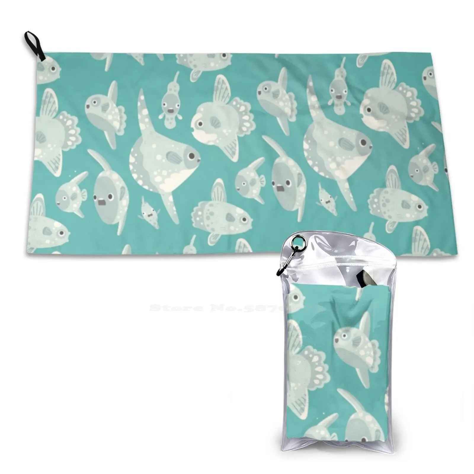 S Home Outdoor Mola Mola Sunfish Nature Marine Life Sea Ocean Salt Water Fish Pattern