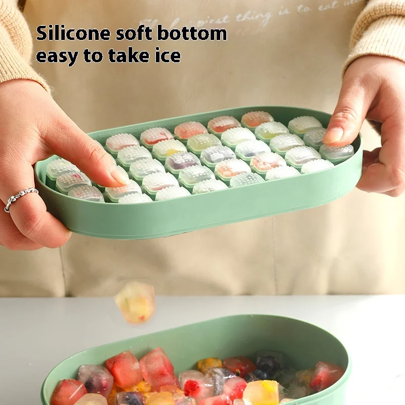 Формы для быстрого снятия кубиков льда 72 отделения экологически чистые и прочные