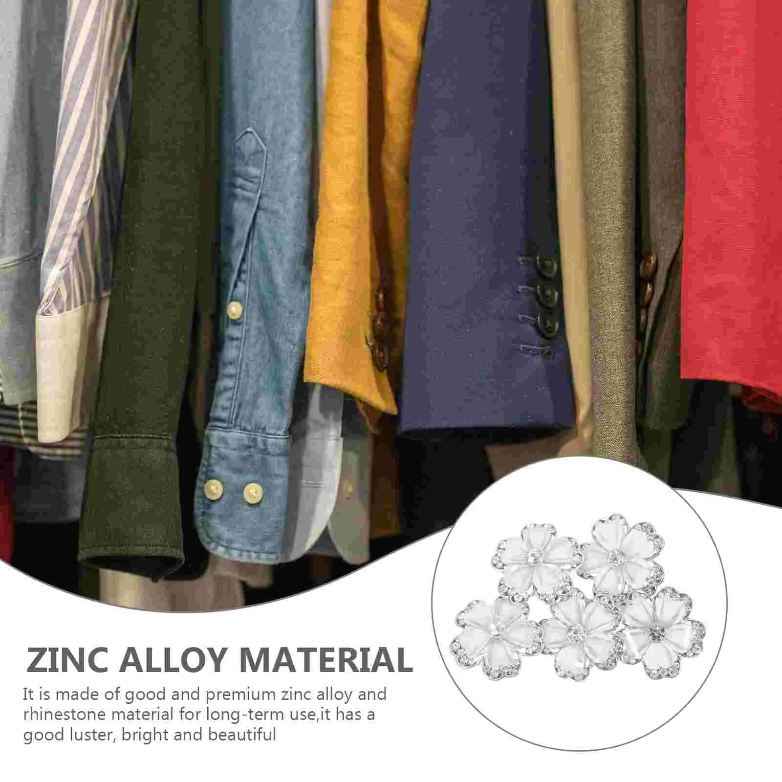 5 шт. алмазные пуговицы из сплава удобная одежда сделай сам многофункциональная