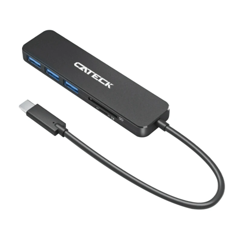 

5 in 1 Type-C USB3.0 Splitter Card Reader SD/TF Card HUB Hub Laptop Tablet Phone