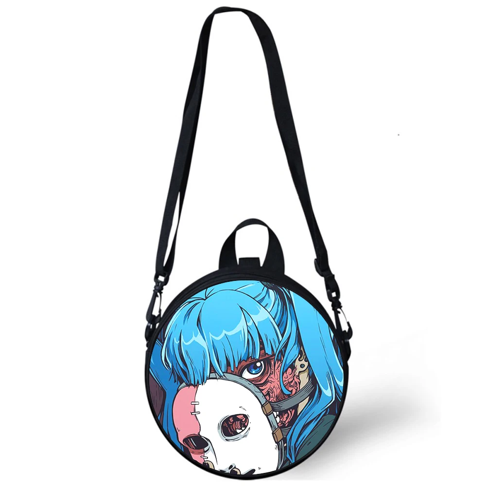 Sally face Child kindergarten Bag 3D Print Crossbody Shoulder Bags For School Women Mini Round Bagpacks Rugtas Bag