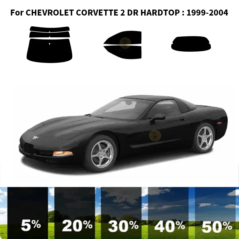 

Нанокерамическая Автомобильная УФ-пленка Precut для окон Автомобильная оконная пленка для CHEVROLET CORVETTE 2 DR HARDTOP 1999-2004