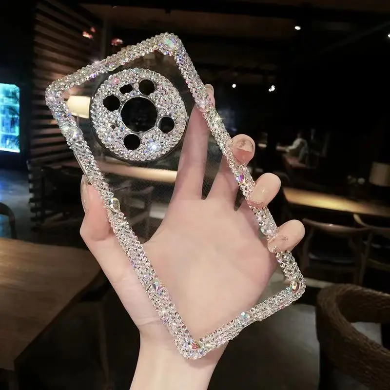 

For Samsung Galaxy S23 Case S22/S21+/S20 Ultra Note20/A73/A51 Luxury Original Diamond Transparency Silicon Shockproof Phone