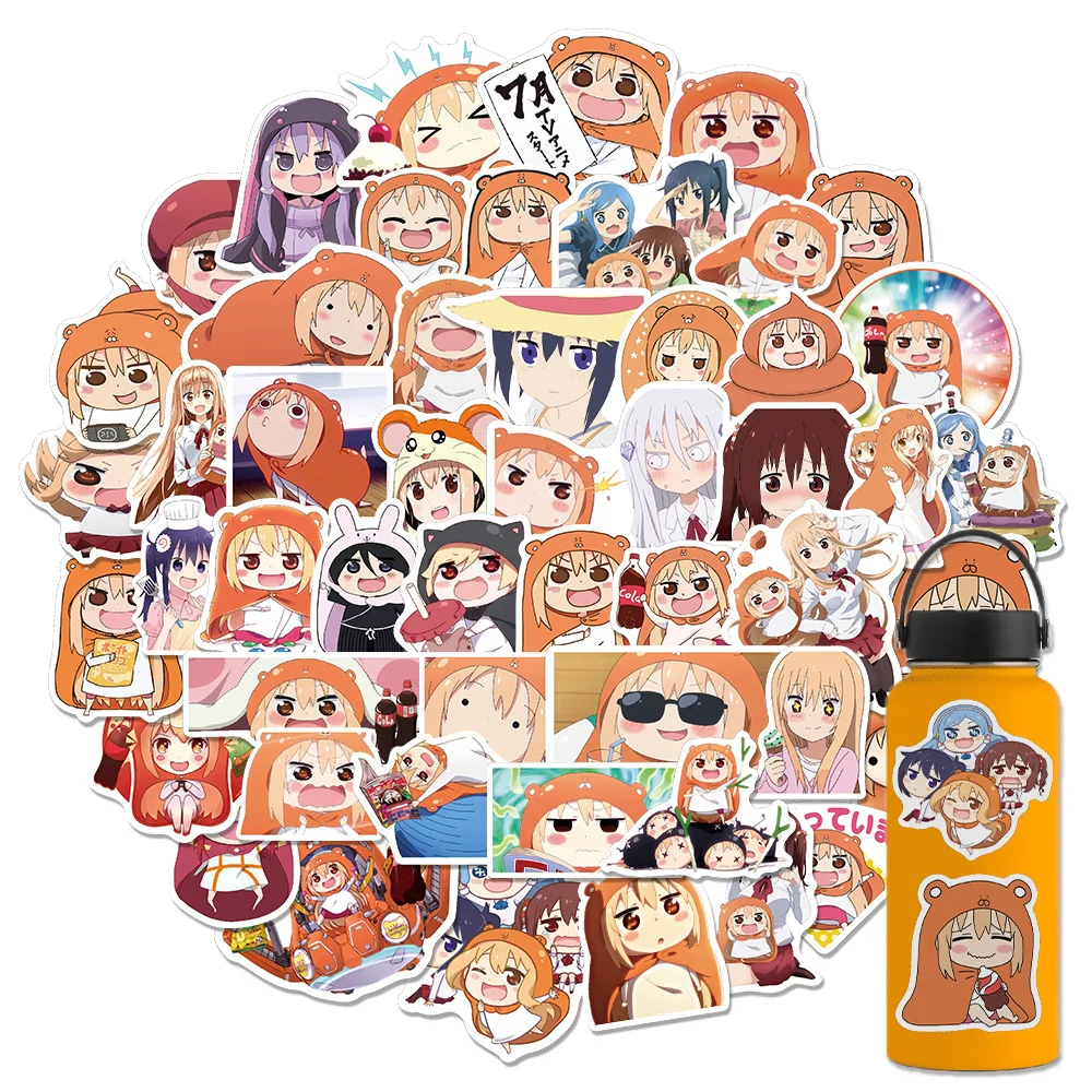 

10/30/50 PCS Himouto Umaru-chan Popular Sticker Cartoon Phone Stickers Luggage Laptop Cafe Travel Suitcase Skateboard Picture