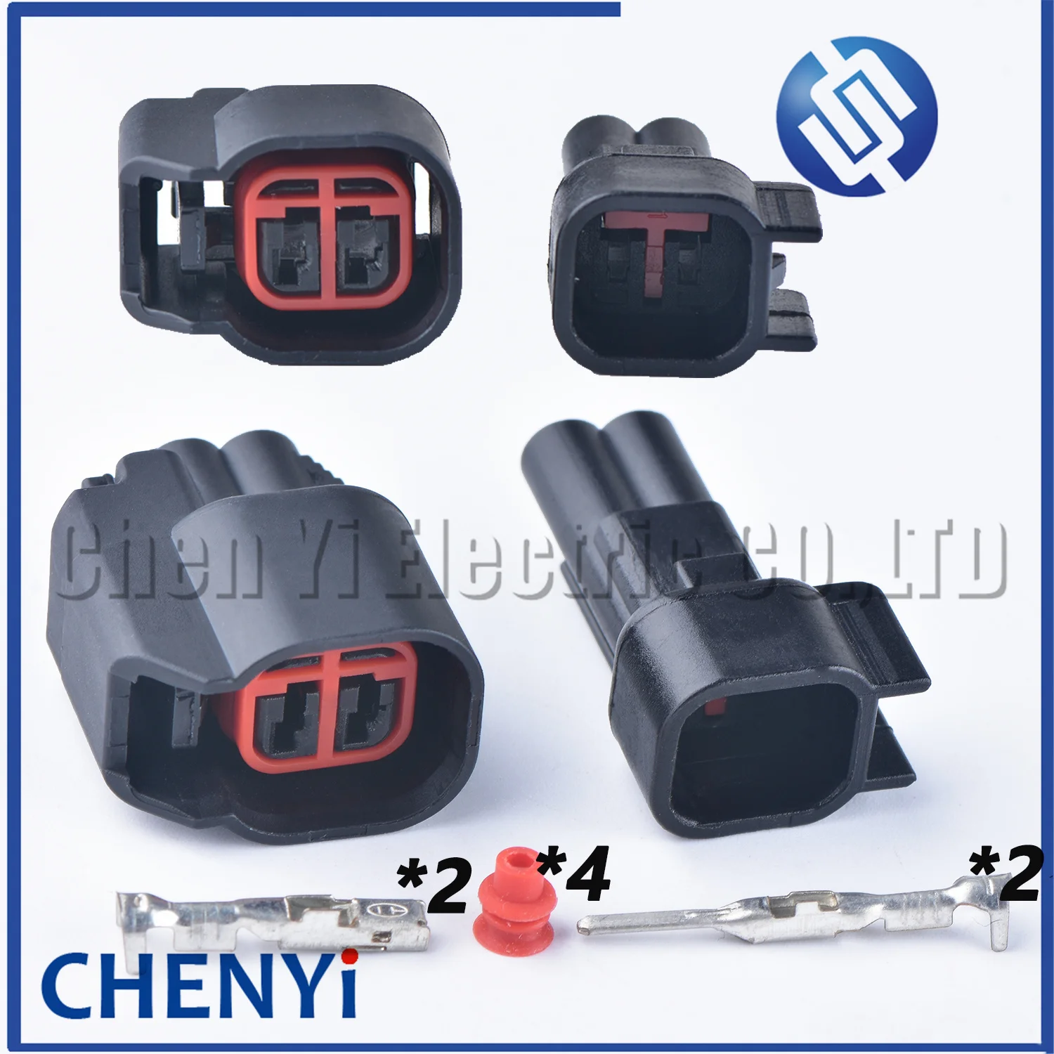 

2 Pin Automobile waterproof connector ABS sensor plug Air conditioning plug Fuel Injector Plug E-5646 6U2Z-14S411-GA for Ford