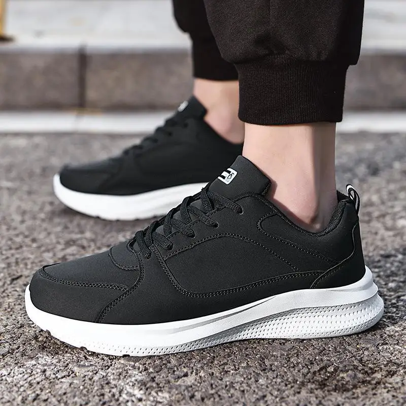 

autumn New British style Men Running Shoes Lace Up Mesh Upper Sport Shoes Outdoor Activities Athletic Shoes Comfortable Sneakers