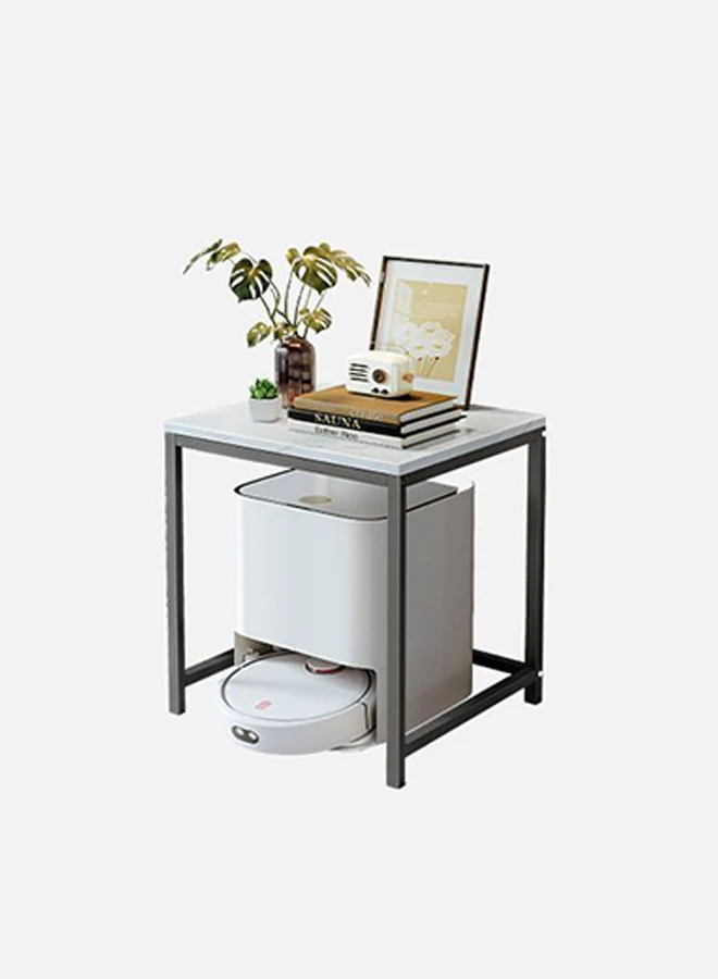 

Sharpdo Small Square Table Coffee Table Living Room Sofa Side Table Side Cabinet Fish Tank Shelf Sweeper Rack