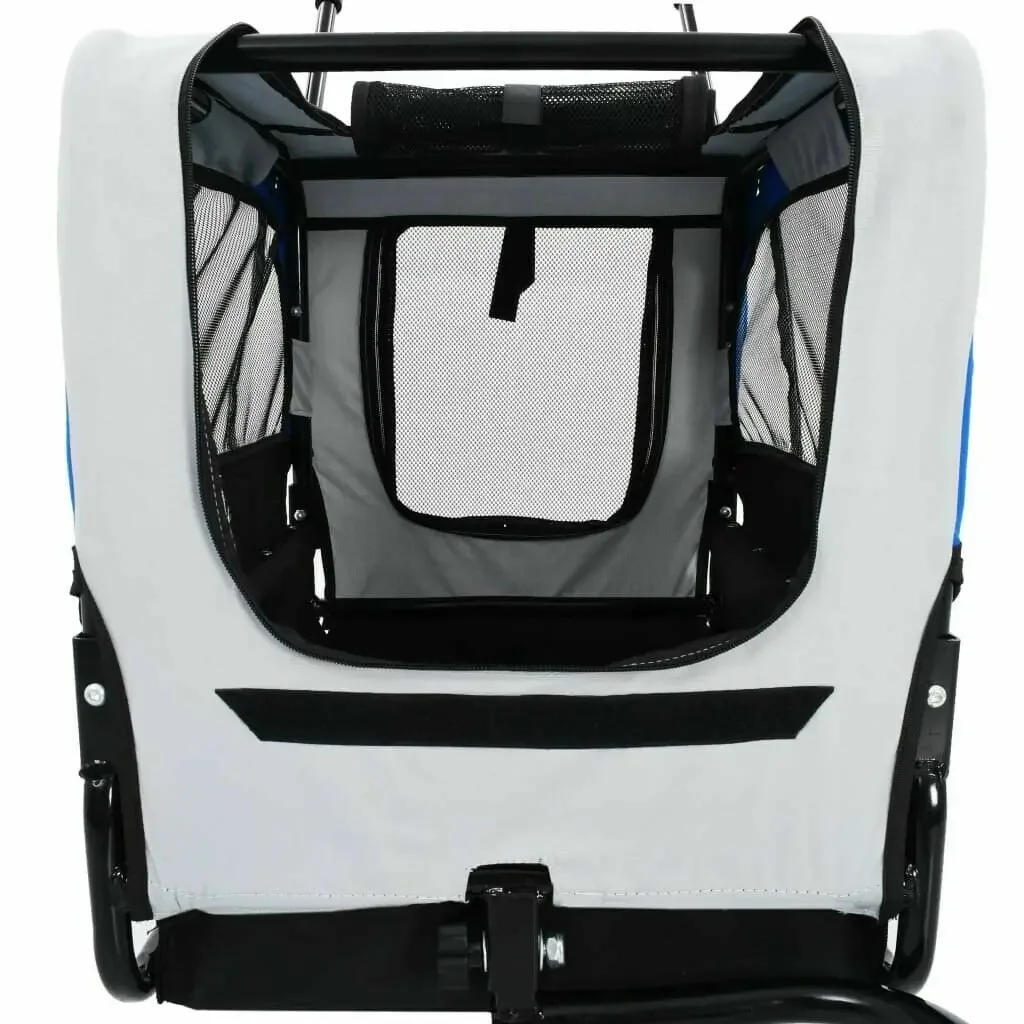 Велосипедный прицеп для собак 2-в-1 с низким минимальным уровнем минимального