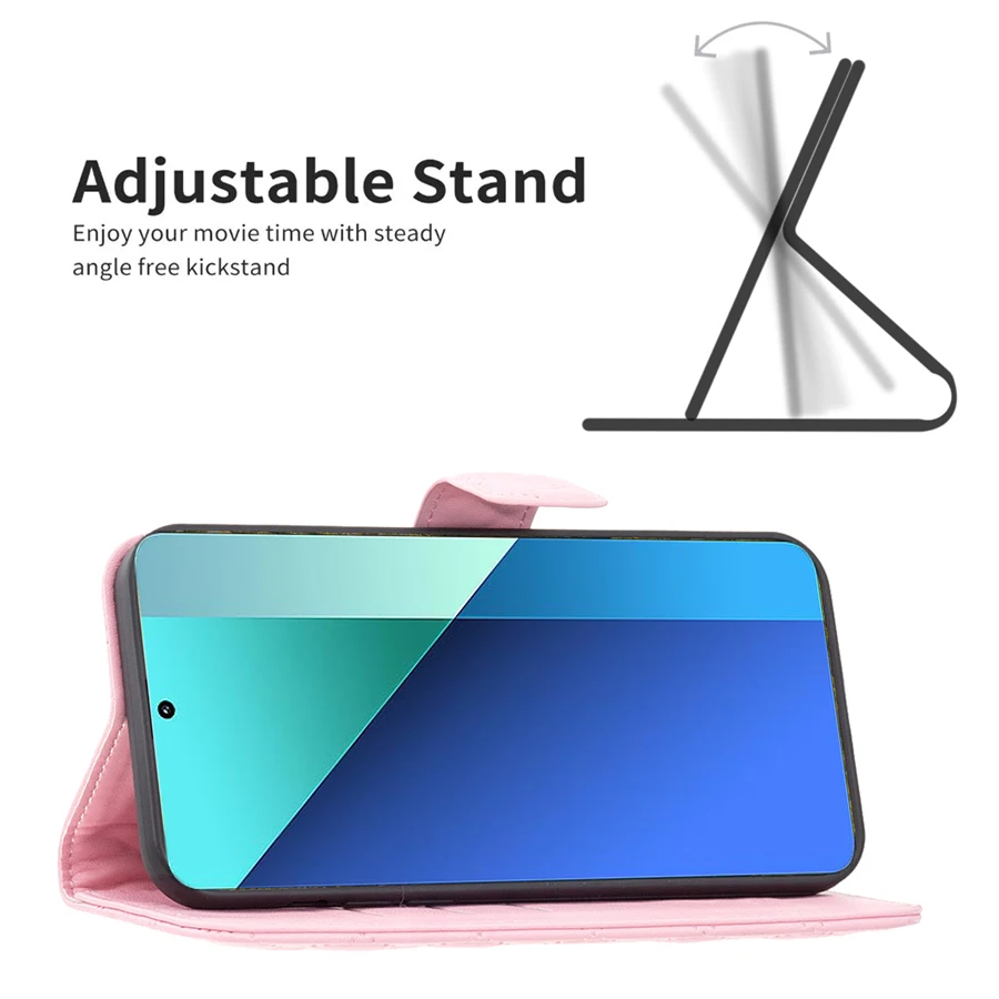 Кошелек маленький ароматный Магнитный Флип кожаный чехол для Xiaomi Redmi 13C 12 12C 10C Note 13