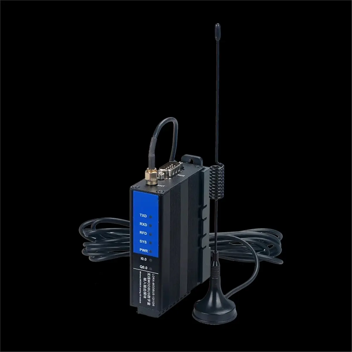 Фото Беспроводной модуль Homegood LORA-MODBUS-1DI1DR LORA с дистанционным управлением, прозрачной передачей данных, цифровым входом, релейным выходом и антенной 10 м №1