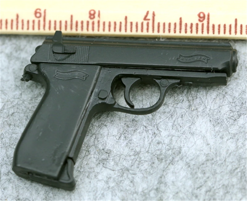 Масштаб 1/6 4D PPK пластиковая модель пистолета аксессуар для солдатиков оружейное
