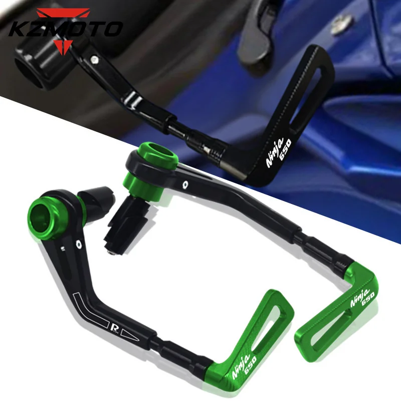 

For KAWASAKI Ninja650 NINJA 650 Ninja Motorcycle CNC 7/8" 22mm Handlebar End Grips Brake Clutch Levers Protector Guard Green