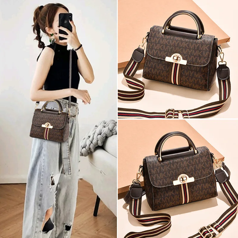 

MKJ2023 New Brand Women's Handbag Simple and Fashionable Large Capacity Crossbody Bag Versatile and Elegant Shoulder Bag