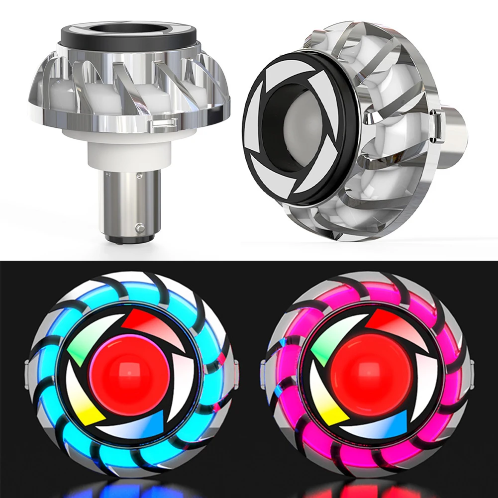 Универсальный стоп-сигнал для мотоцикла 12 В светодиодный фонарь ангельские