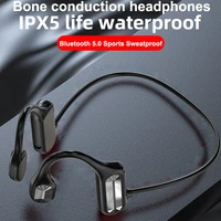new wireless bluetooth 5 2 headphones bone conduction headphones wireless sports earphone for running headset with microphone