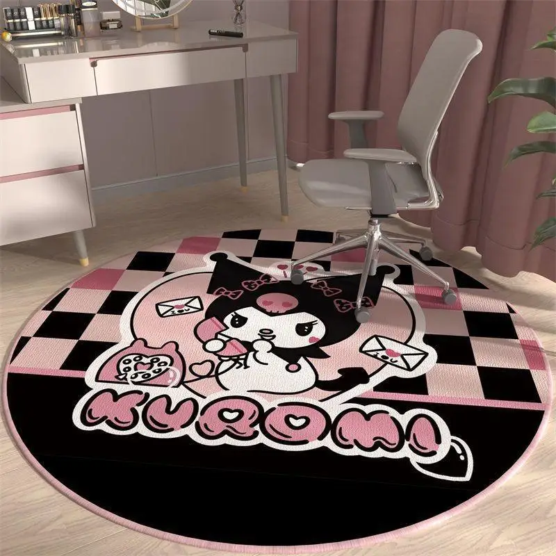 

Kawaii Sanrio Kuromi Pochacco Carpet Bedroom Non-Slip Wear-resistant Absorbent Comfortable Floor Mat Cute Room Doormat Gift