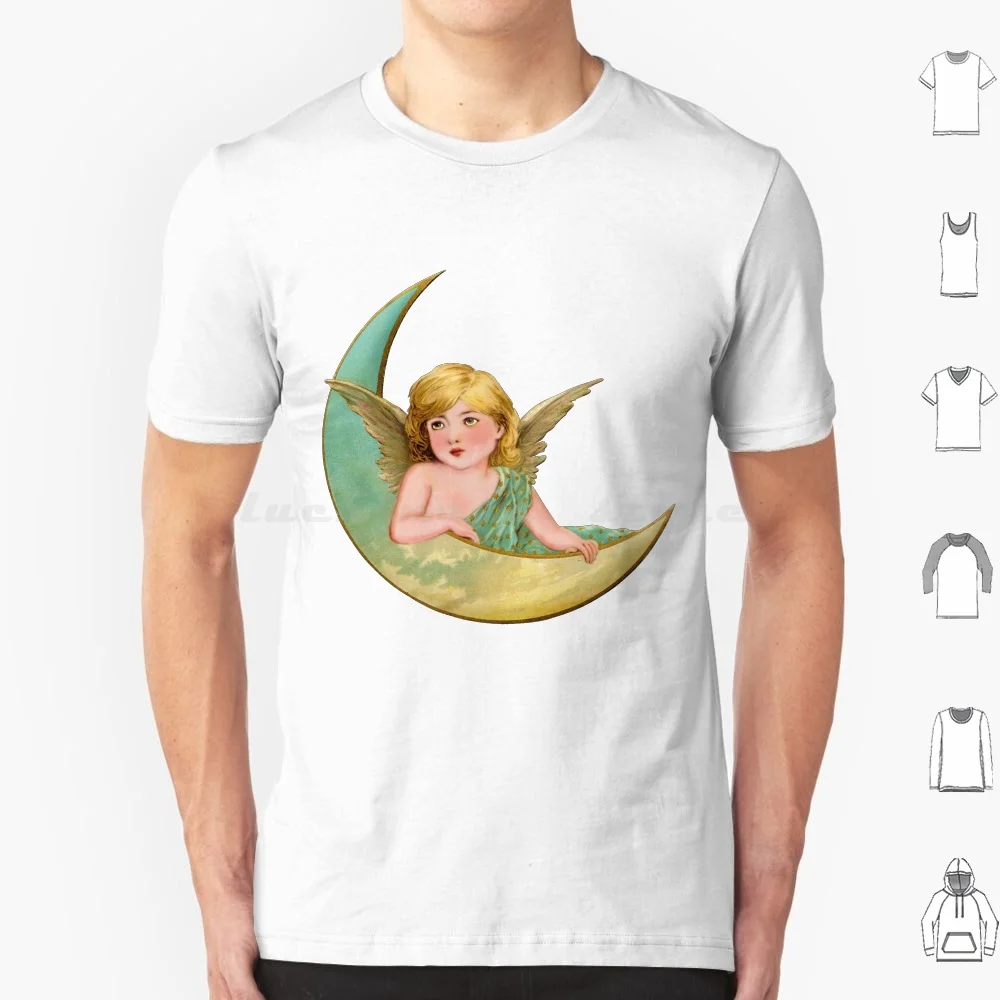 Винтажная Эстетическая футболка Angel Goth 6Xl хлопковая крутая мягкая гранж