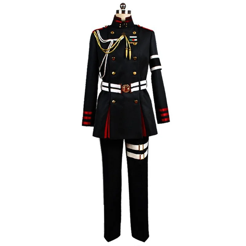 Seraph of The End косплэй костюм Guren Ichinose косплей парик Hiiragi Shinya Военная униформа