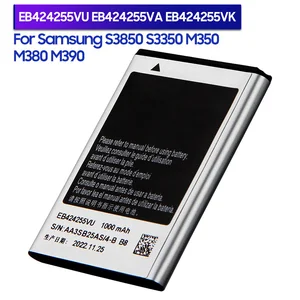 Replacement Battery EB424255VU For Samsung S3850 S3350 A817 S3970 S3778 A927 M350 M380 T479 R630 T359 EB424255VA EB424255VK