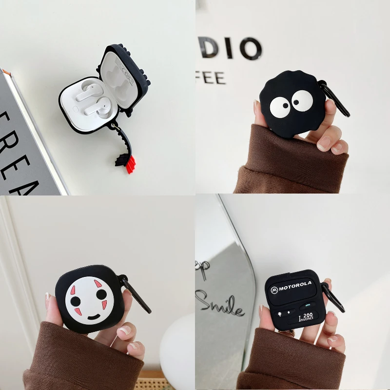 

Милая мультяшная игровая консоль с брикетками динозавров, чехол для наушников без лица для QCY T13, Беспроводная Bluetooth-гарнитура для qcy t13