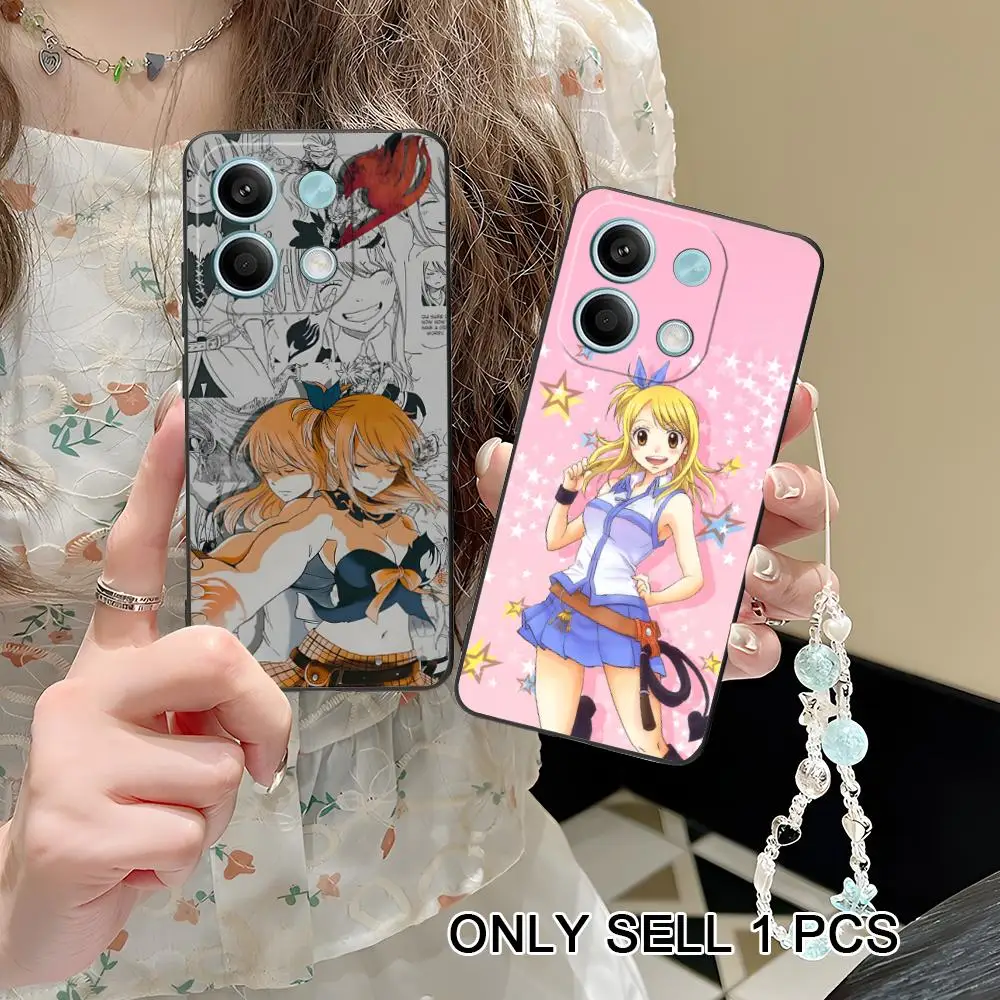 Фото Чехол для телефона Fairy Tail Lucy для POCO F8 F7 F6 F5 F4 F3 F2 Pro GT C75 C71 C65 C61 C40 Pro, ультрамягкий противоударный чехол из ТПУ №2