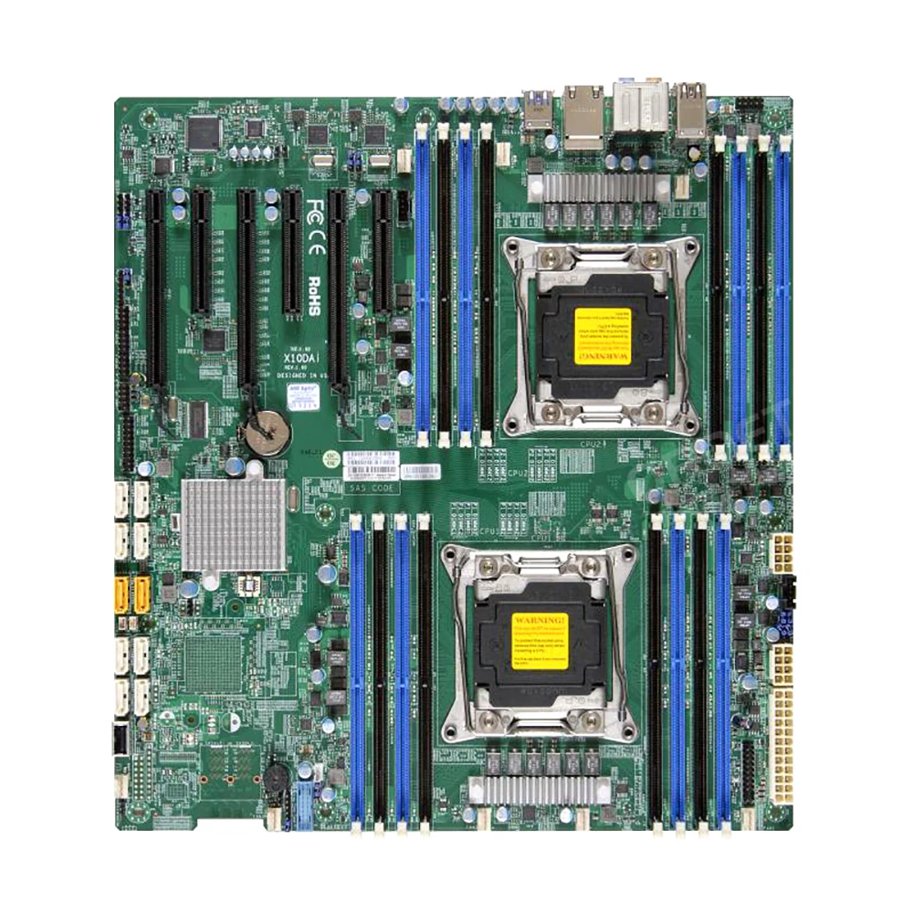 

X10DAi Industrial Package Motherboard For Supermicro Two-way Workstation C612 2011 Multi-graphics Video Clip Image Rendering