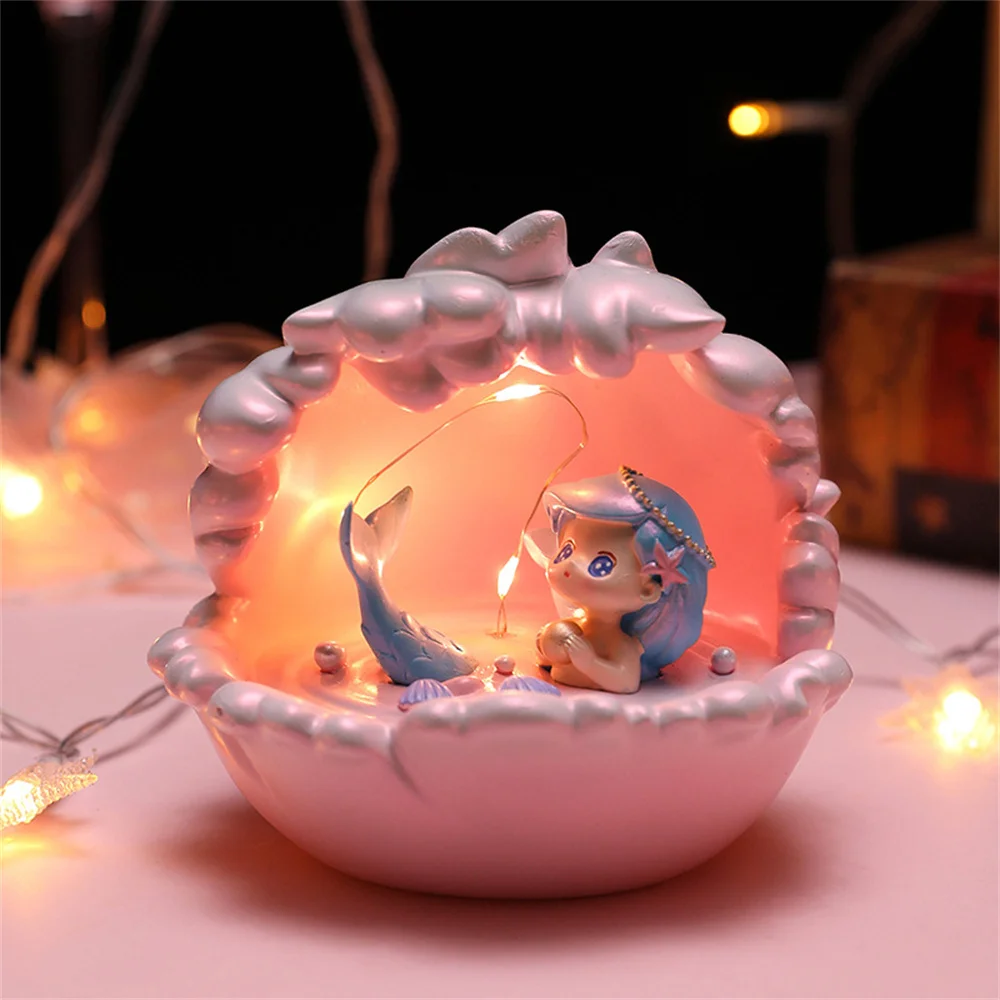 

Mermaid Princess Ocean Series Star Light Long Endurance Led Lighting Lamps Low Power Consumption Ambience Lamp Birthday Gifts