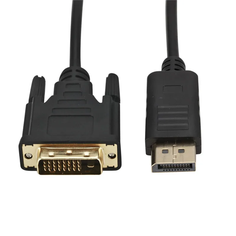 

DP Display-port Displayport to DVI Cable 1.8M DP to DVI Adapter Cable Converter Displayport in to DVI out for HP Dell