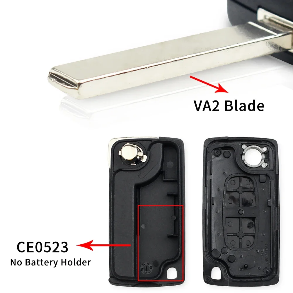 

Чехол для автомобильного ключа KEYYOU для Fiat Scudo Ulysse Fit Lancia Phedra HU83/VA2 Blade CE0523 CE0536 2/3/4