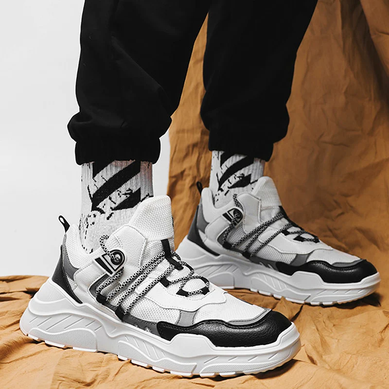 

Men's Running Shoes Breathable Comfortable Anti Slip Cushioning Road Runs Shoes Lifestyle Outdoor Casual Sneaker Men Sport Shoes