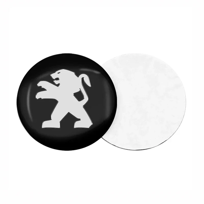 4 шт. металлические наклейки на крышку ступицы колеса автомобиля для Peugeot 206 207 208 306