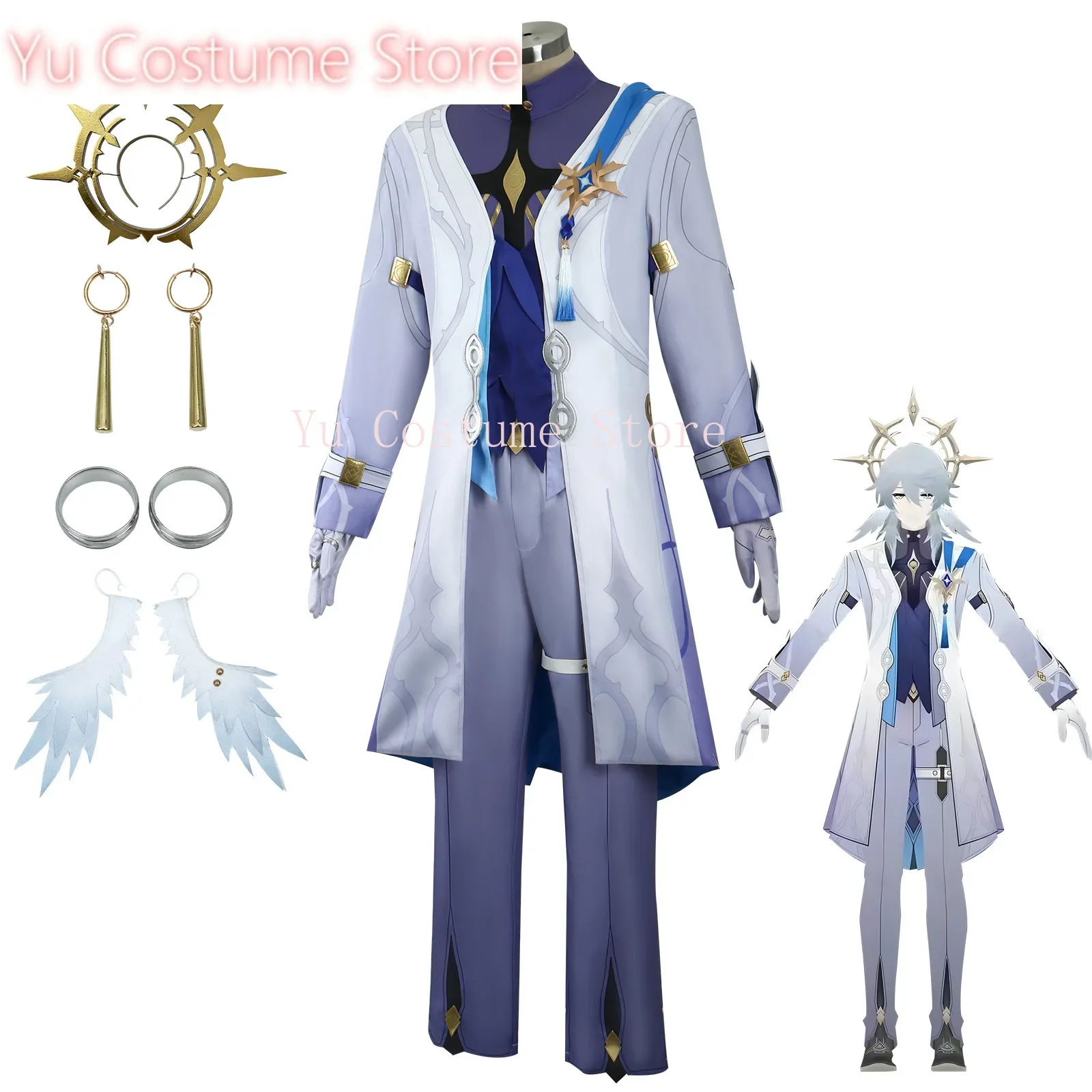 Yu Костюм Honkai: Star Rail Sunday Мужской костюм для косплея Cos Game Аниме Вечеринка Униформа