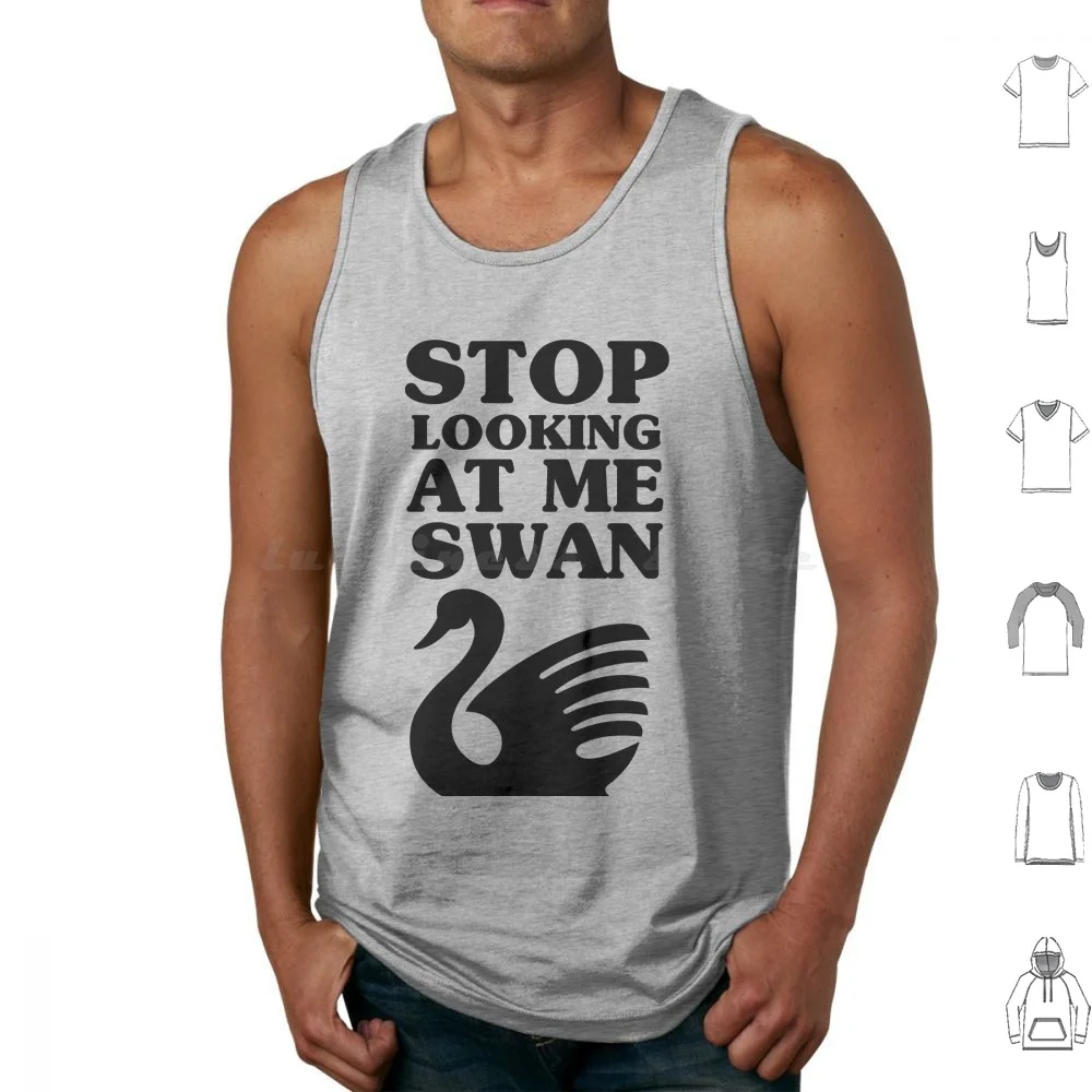 

Swan Tank Tops Print Cotton Best Funny Humorous Funny Saying Funny Slogan Billy Madison Funny Billy Madison Quote