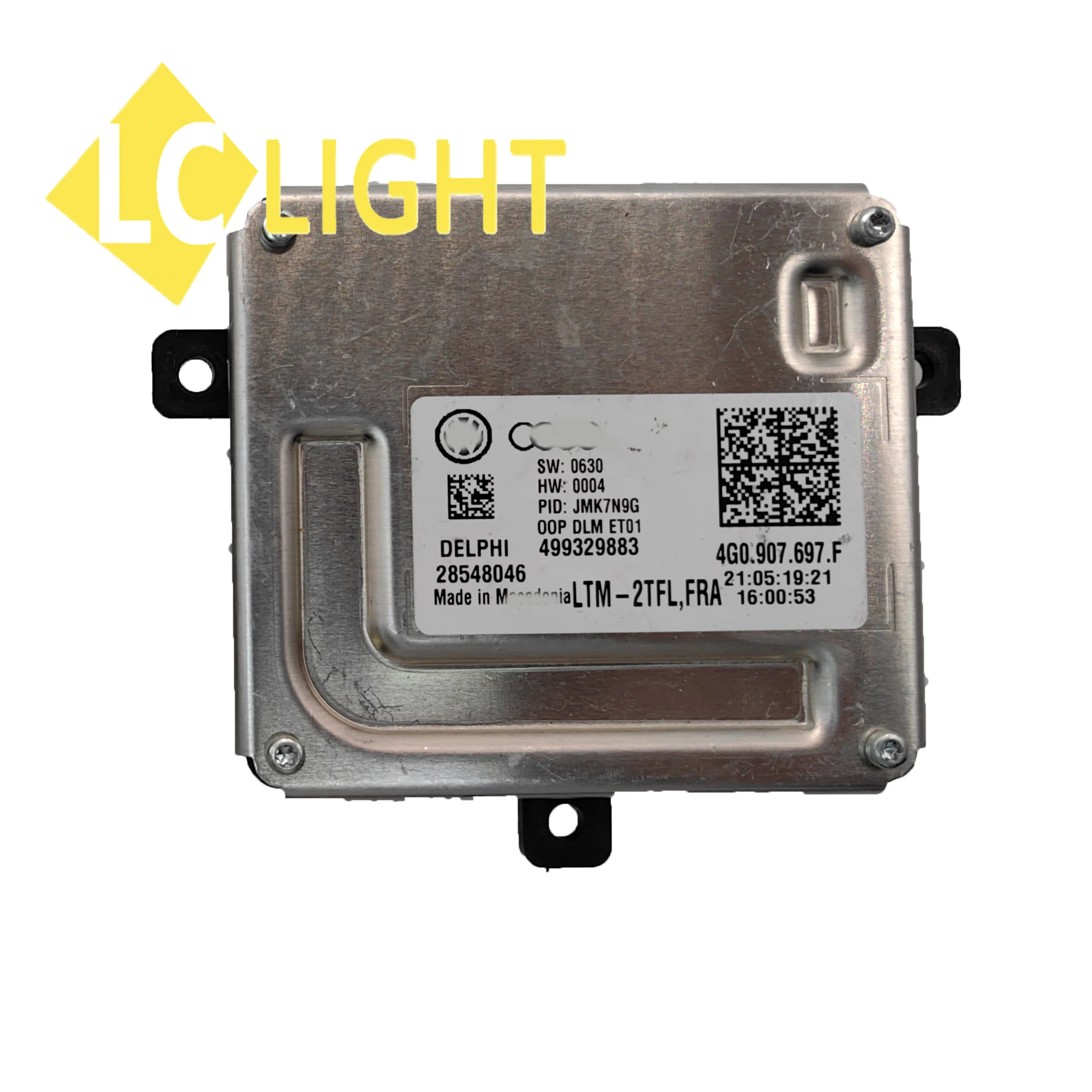 4G 0907697 F оригинальный используемый светодиодный контроллер фар блок питания