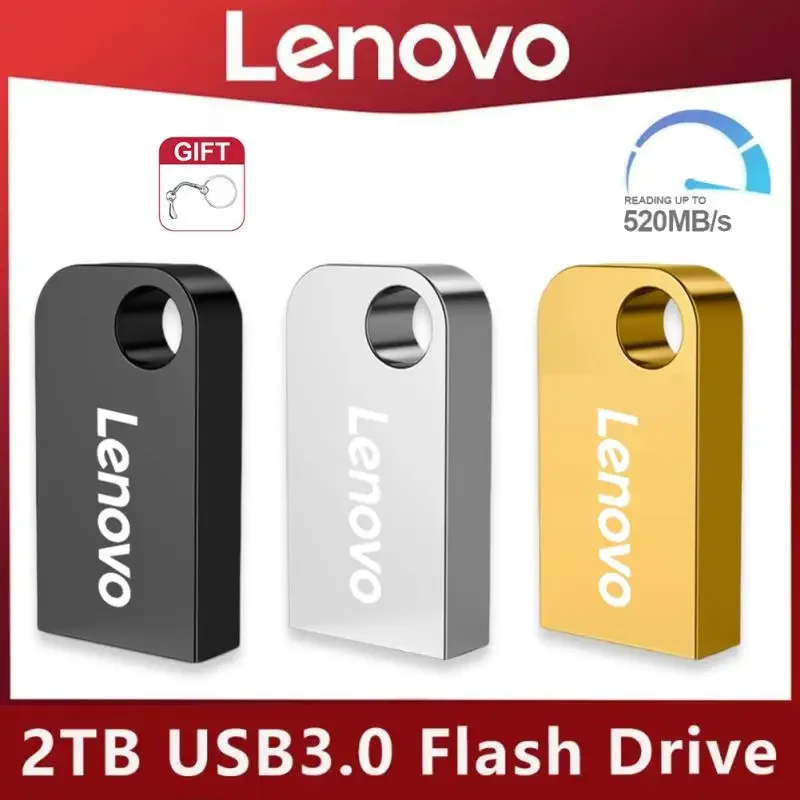 Флэш-накопители Lenovo 2 ТБ Usb 3 0 высокоскоростной металлический флеш-накопитель 1 512