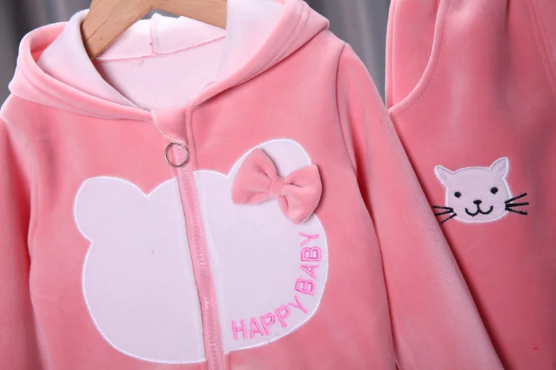 Большой Плюшевый Детский Пижамный Комплект Унисекс Хлопковый С Капюшоном И