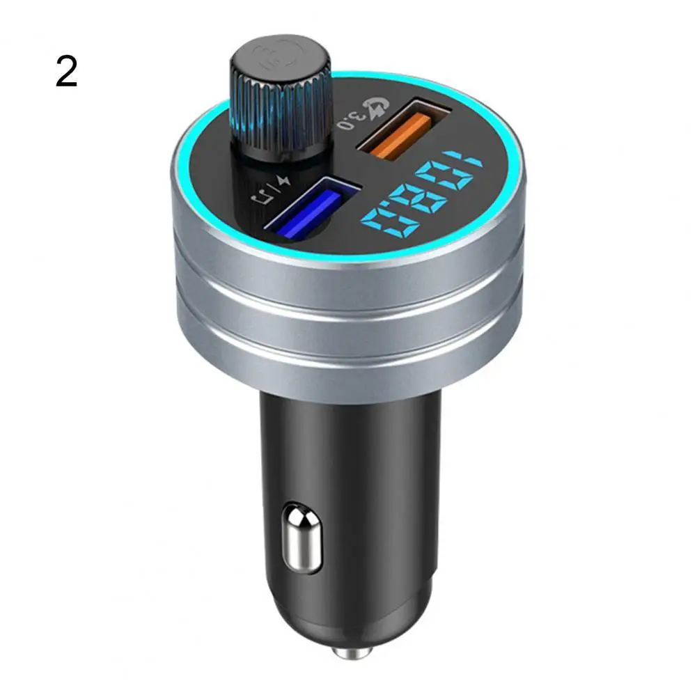 

FM-трансмиттер автомобильный с поддержкой Bluetooth 5,0 и USB-портами, 22,5 Вт