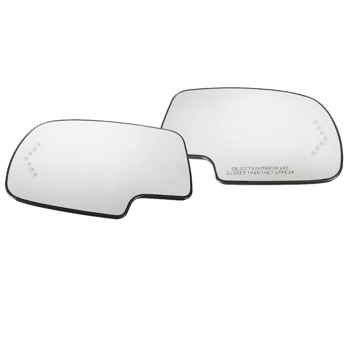 

1 Pair Car Front Heated Side Door Wing Rear View Mirror Lens Glass 88944391 88944392 for GMC Chevy Cadillac 2003 - 2007