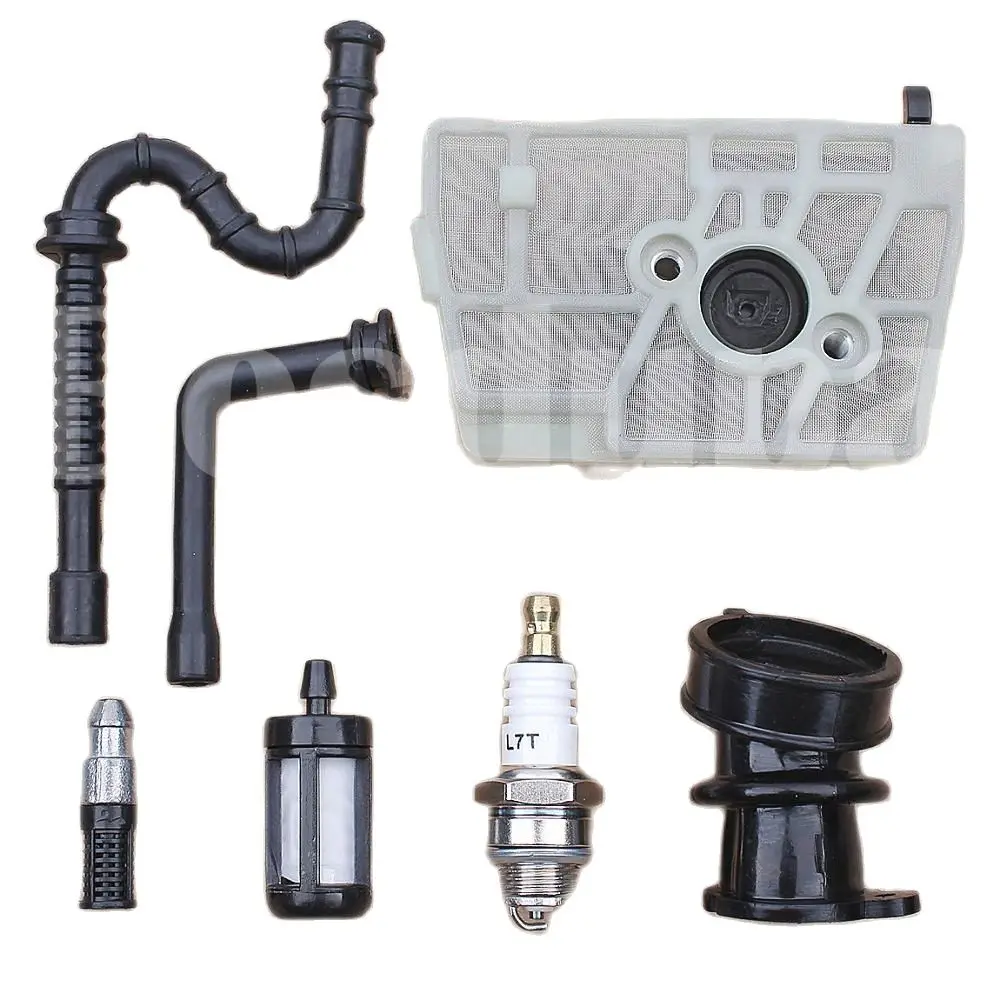 

Air Fuel Oil Filter Line Intake Boot Kit For Stihl 024AV 024S 024 026 MS240 MS260 Chain Saw 1121 120 1617 w Spark Plug
