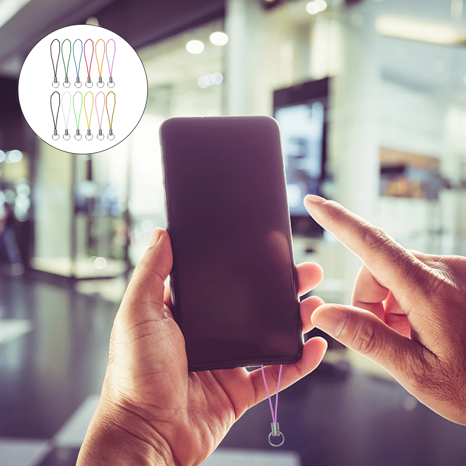 

300Pcs ID Cards Lanyard MP3 Hanging Rope Trinket Hanging Rope Hanging Rope for MP4 MP3 Trinket